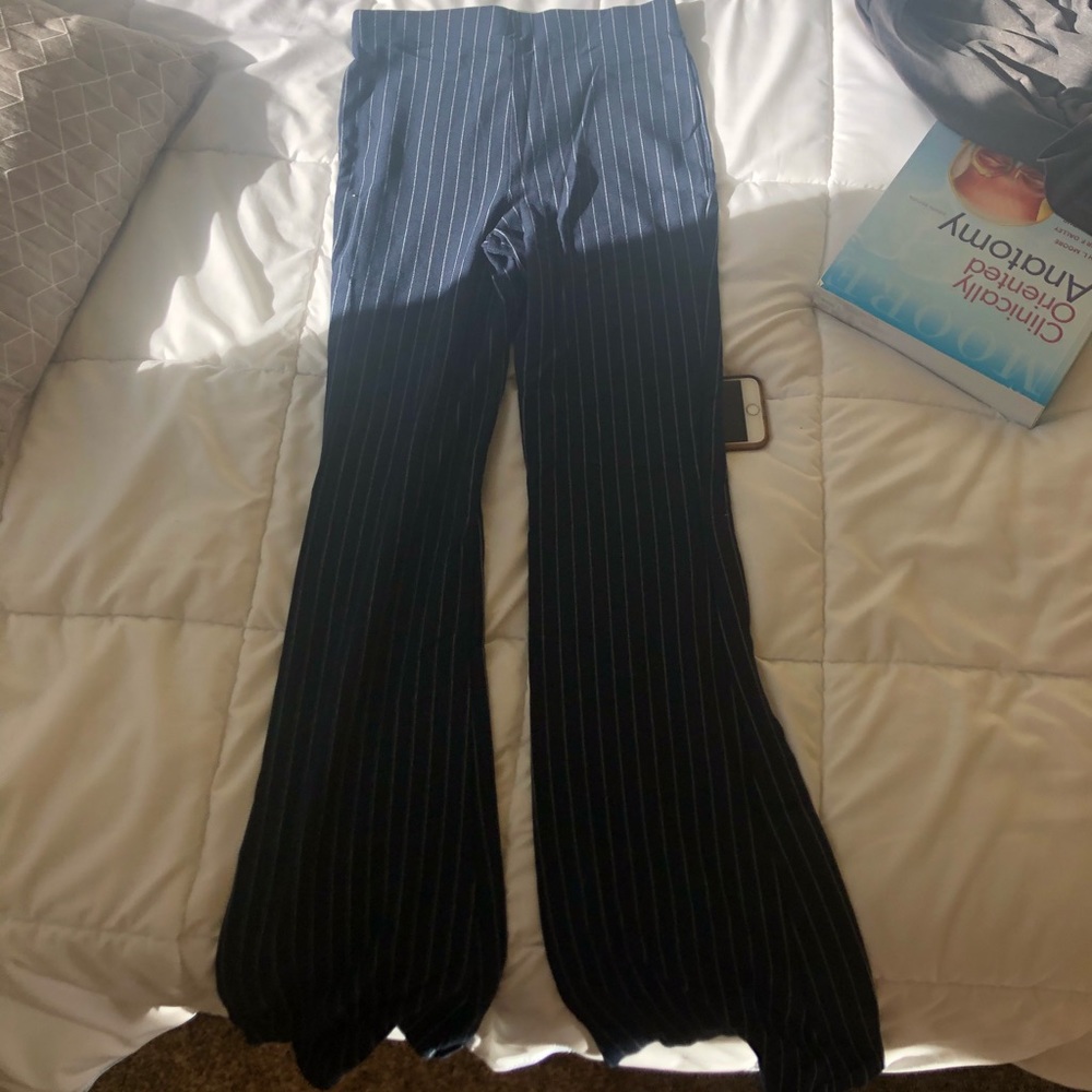 Striped Flare Pants